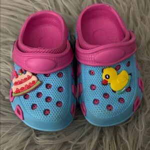 Vibrant Kids' Water Shoes with Fun Charms